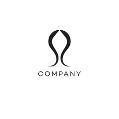 Abstract hair snake face paint brush Logo design, nature, health, medical, automotive, political. education, abstract, sports, animal. adventure. food, round, green, typography, 