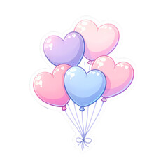 cute love balloons