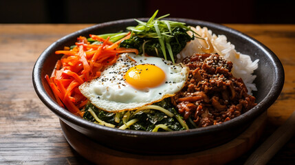 delicious dolsot bibimbap