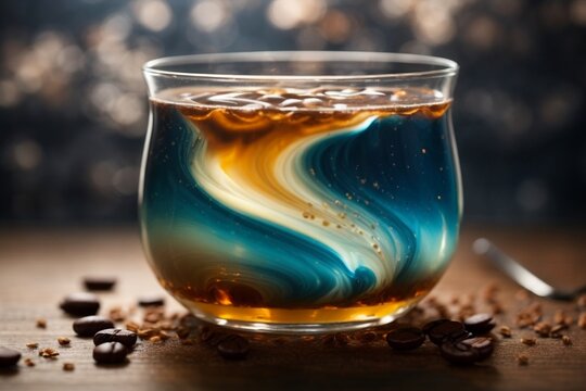 glass of brandy (Coffee Jelly)