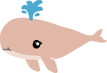 cute whale cartoon