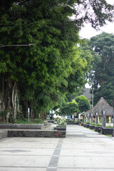 Wonosobo, January 10, 2024 
view of the city square