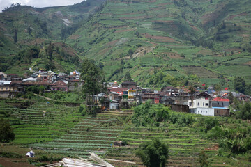 Banjarnegara, January 10, 2024 
beautiful view of the residential area