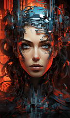 Cyberpunk Woman Wallpaper Android