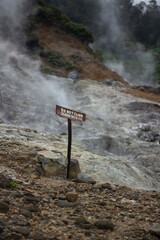 warning signs are not allowed to go up