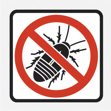 recommend clip art: No Prohibition. no cockroach prohibited sign