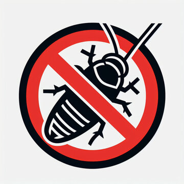 recommend clip art: No Prohibition. no cockroach prohibited sign