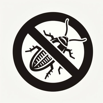 recommend clip art: No Prohibition. no cockroach prohibited sign
