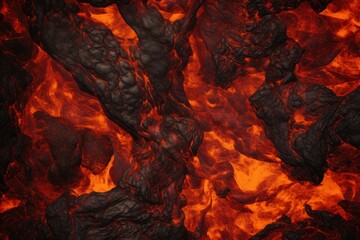 Molten Lava Background Texture