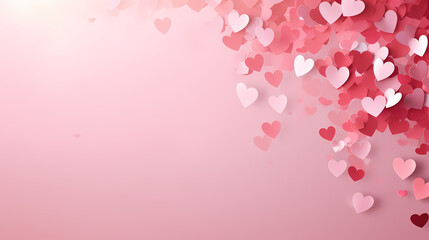 Vibrant Valentine's Day background, love background