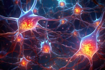 The interaction between neurotransmitters and neural receptors in the synapse.