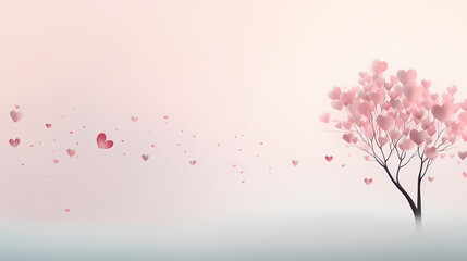 Obraz premium Vibrant Valentine's Day background, love background