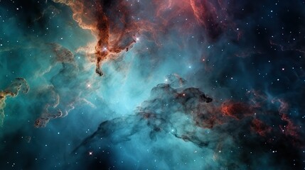 space cosmic nebula galaxy - obrazy, fototapety, plakaty