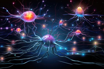 The interaction between neurotransmitters and ion channels in generating neural signals.