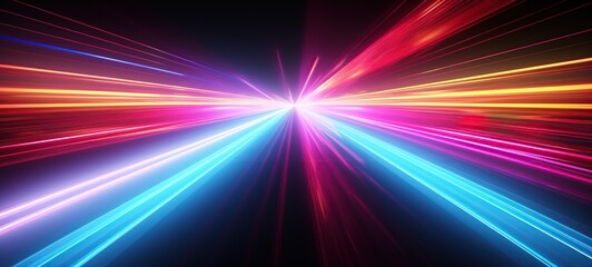 neon speed abstract background