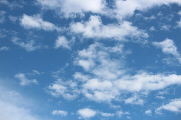 blue sky with clouds
