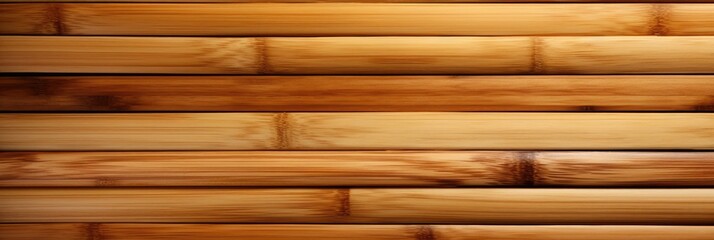 Bamboo Wood Pattern Background Texture - Bamboo Background with Parallel Lines of Bamboo Wood offering a Sense of Tranquility and Nature created with Generative AI Technology