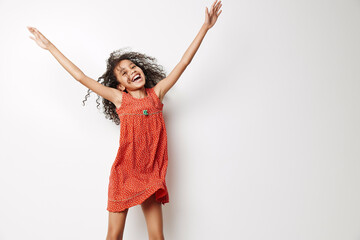 Female woman portrait childhood background girl cute dress young hair beauty person woman girl background fashion