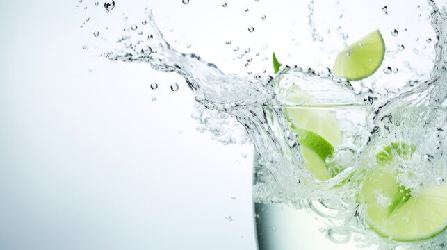 A crystalclear soda captivates with its effervescent symphony, as a lemony aroma wafts from the glass. The tantalizing bubbles seem to tumble and waltz, bringing a playful vibrancy to each