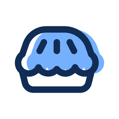 tart filled line icon