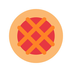 crostata flat icon