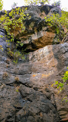 Big rock on the mountain 