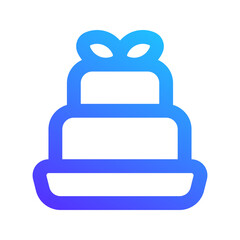cake gradient icon
