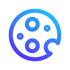cookie gradient icon