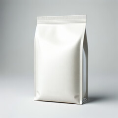 Blank Coffee Bag on Plain Background - Product Mockup