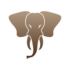 Elephant icon logo design