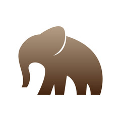 Elephant icon logo design