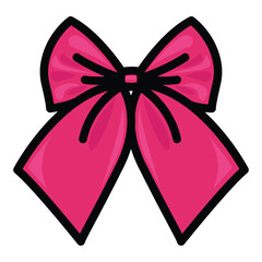 Bow tie icon. Vector illustration. Isolated.