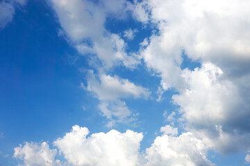Blue sky with clouds background, Beautiful Amazing shape2