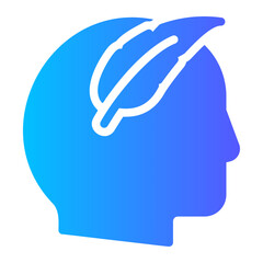 head gradient icon