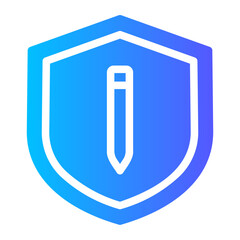 shield gradient icon