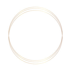 vector circle round frame on a blank background vector