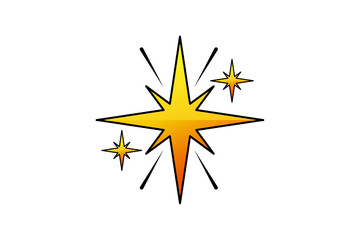 Star Highlight Note Sticker Design