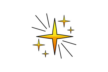 Star Highlight Note Sticker Design