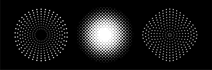 rounded halftone