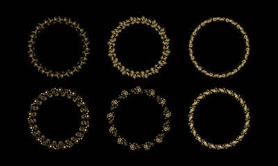 Vector victorian frame classical style for wedding