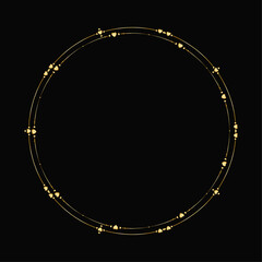 Obraz premium Vector elegant background with a decorative gold frame