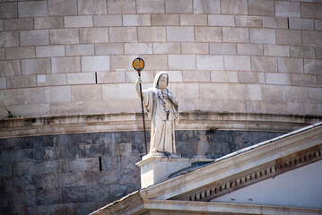 Statue of San Francesco di Paola - Naples - Italy