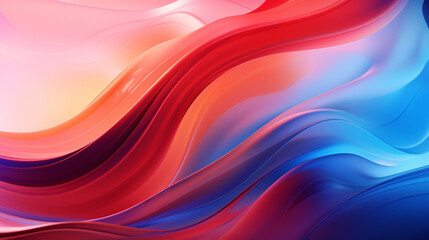 Obraz premium Abstract liquid wave background with copyspace for your disign. Generative AI