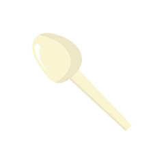 Vector spoon icon flat design vector illustration