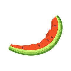 vector watermelon fresh fruit icon isolated design