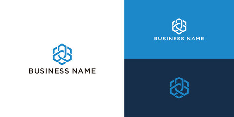 Modern data bank logo design