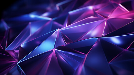 3d polygon texture background. Generative AI