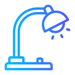 lamp gradient icon