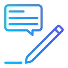pen gradient icon