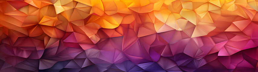 Vibrant triangles dance upon a canvas of lilac and magenta, evoking a sense of playful colorfulness on the art paper